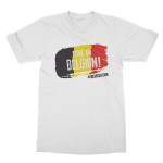 Mannen T-shirt Come On Belgium